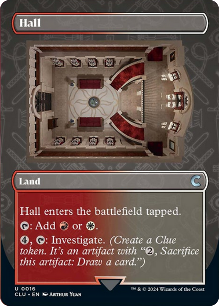Hall (Borderless) [Ravnica: Clue Edition] | Galaxy Games LLC