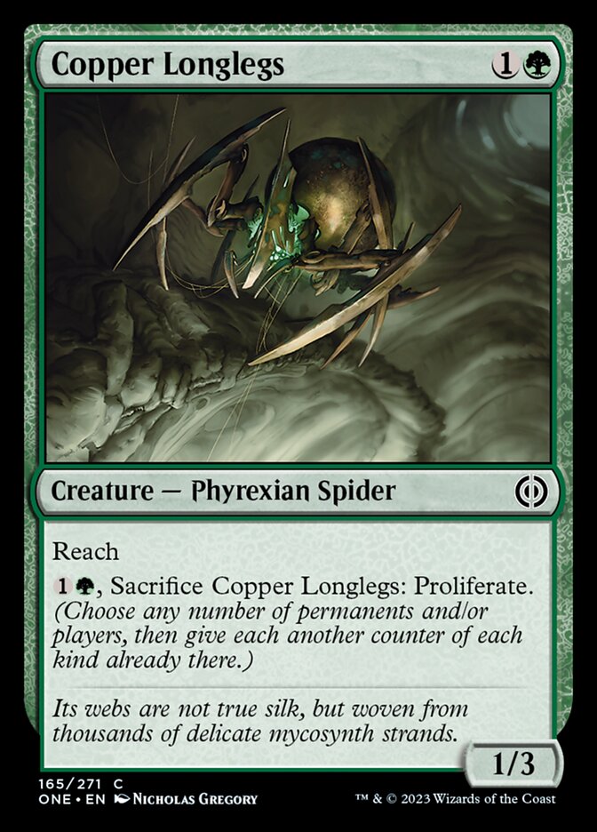 Copper Longlegs [Phyrexia: All Will Be One] | Galaxy Games LLC