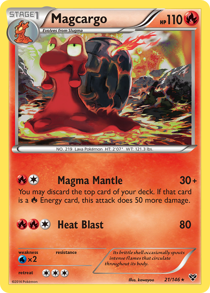 Magcargo (21/146) [XY: Base Set] | Galaxy Games LLC