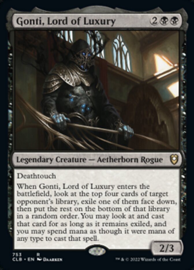 Gonti, Lord of Luxury [Commander Legends: Battle for Baldur's Gate] | Galaxy Games LLC