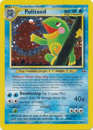 Politoed (8/75) [Neo Discovery Unlimited] | Galaxy Games LLC