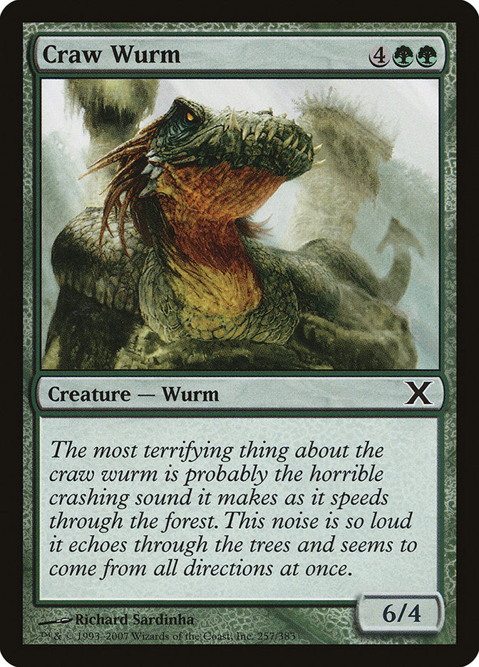 Craw Wurm [Tenth Edition] | Galaxy Games LLC