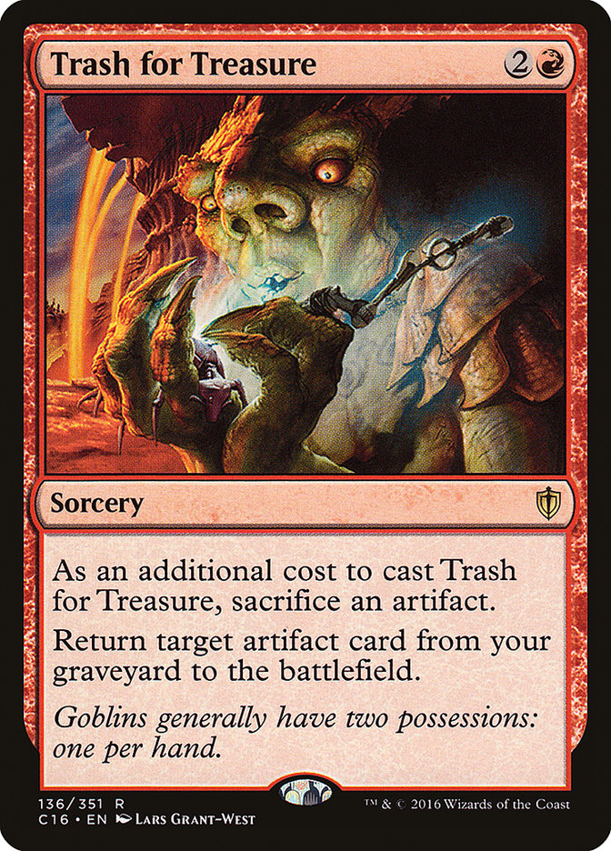 Trash for Treasure [Commander 2016] | Galaxy Games LLC
