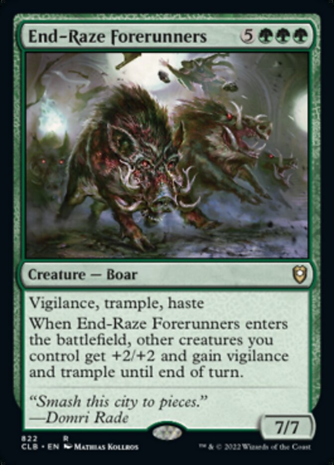 End-Raze Forerunners [Commander Legends: Battle for Baldur's Gate] | Galaxy Games LLC