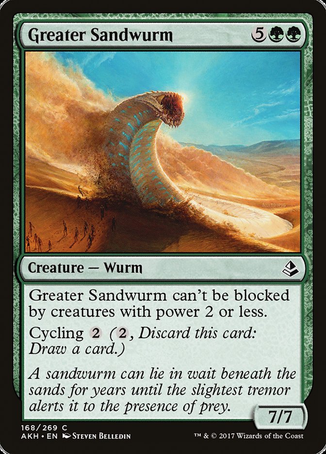 Greater Sandwurm [Amonkhet] | Galaxy Games LLC