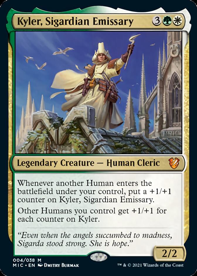 Kyler, Sigardian Emissary [Innistrad: Midnight Hunt Commander] | Galaxy Games LLC