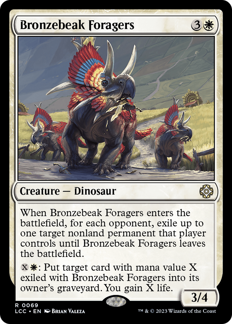 Bronzebeak Foragers [The Lost Caverns of Ixalan Commander] | Galaxy Games LLC