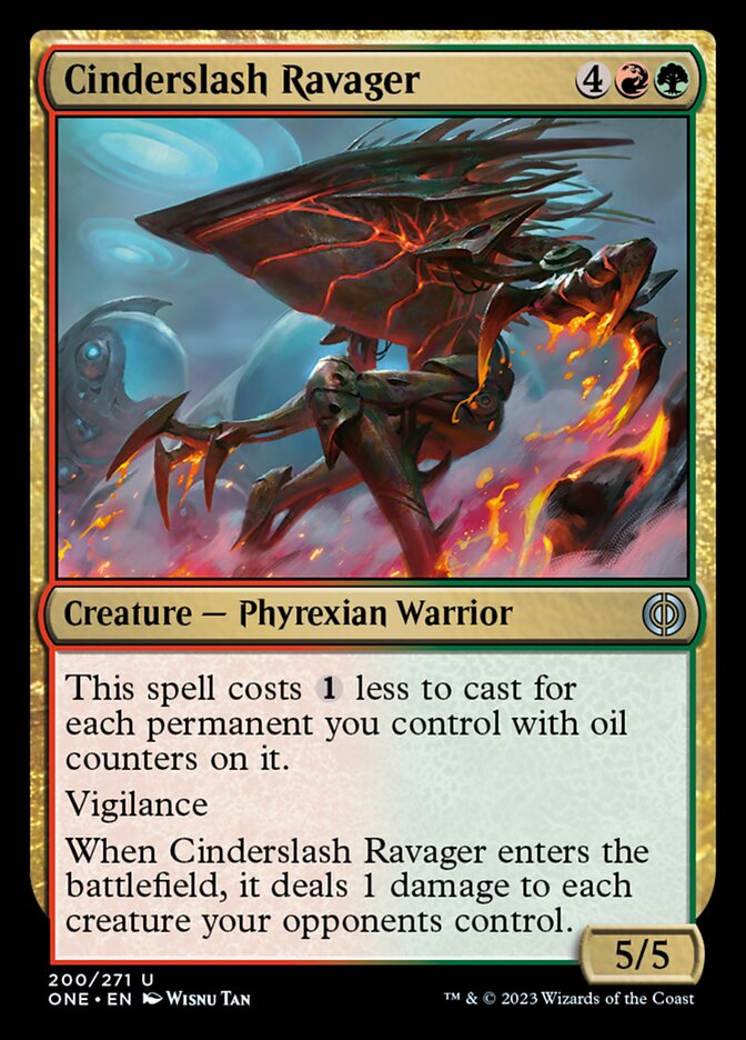 Cinderslash Ravager [Phyrexia: All Will Be One] | Galaxy Games LLC