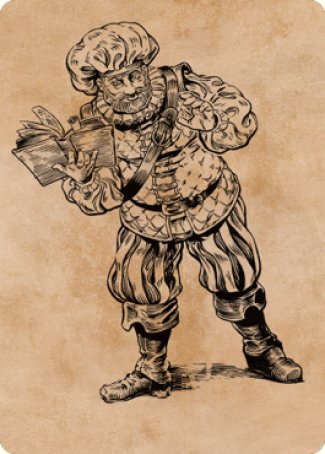 Volo, Itinerant Scholar Art Card [Commander Legends: Battle for Baldur's Gate Art Series] | Galaxy Games LLC