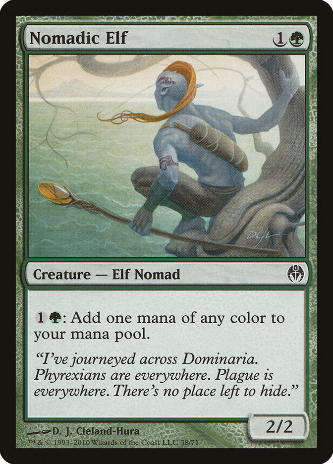 Nomadic Elf [Duel Decks: Phyrexia vs. the Coalition] | Galaxy Games LLC