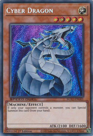 Cyber Dragon [SGX1-ENG01] Secret Rare | Galaxy Games LLC