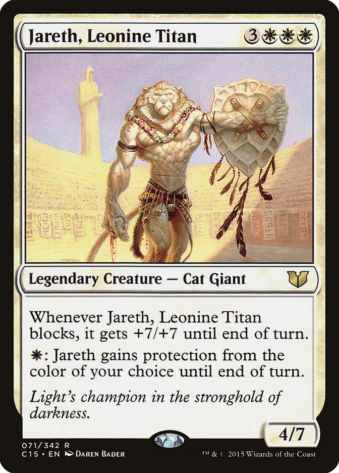 Jareth, Leonine Titan [Commander 2015] | Galaxy Games LLC