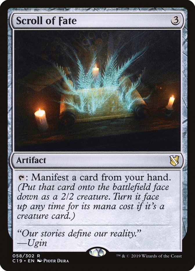 Scroll of Fate [Commander 2019] | Galaxy Games LLC