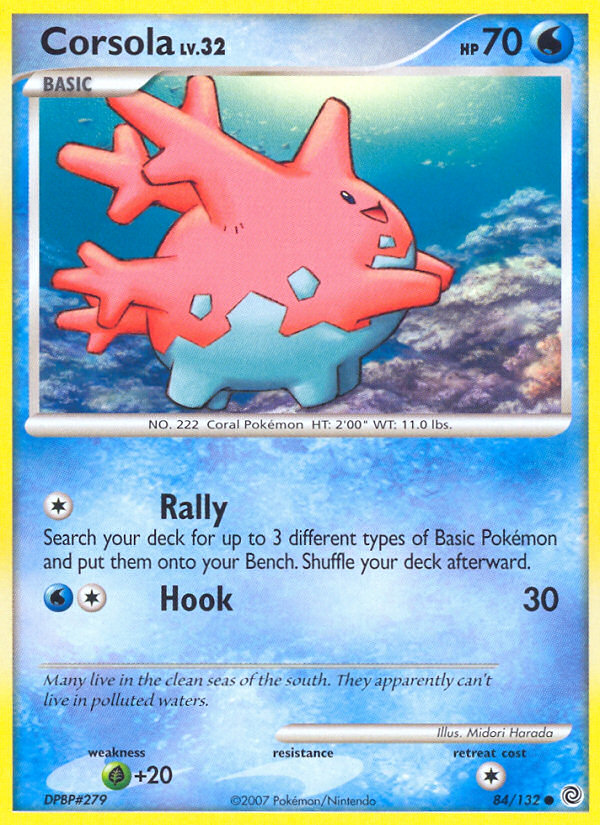 Corsola (84/132) [Diamond & Pearl: Secret Wonders] | Galaxy Games LLC