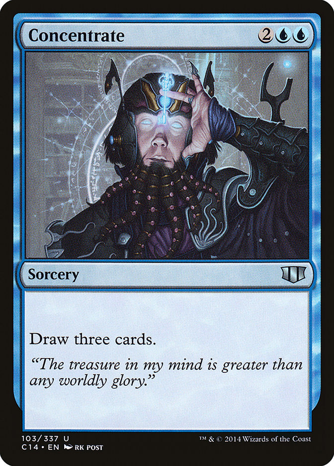 Concentrate [Commander 2014] | Galaxy Games LLC