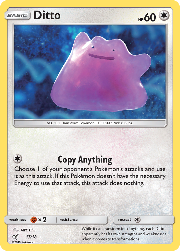 Ditto (17/18) [Sun & Moon: Detective Pikachu] | Galaxy Games LLC