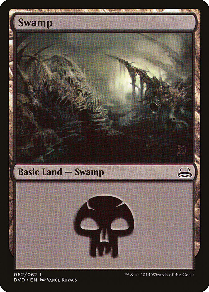 Swamp (62) (Divine vs. Demonic) [Duel Decks Anthology] | Galaxy Games LLC