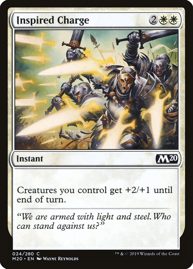 Inspired Charge [Core Set 2020] | Galaxy Games LLC