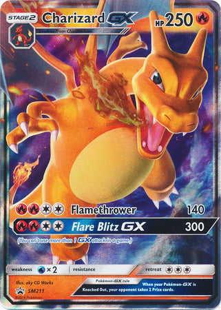 Charizard GX (SM211) (Jumbo Card) [Sun & Moon: Black Star Promos] | Galaxy Games LLC