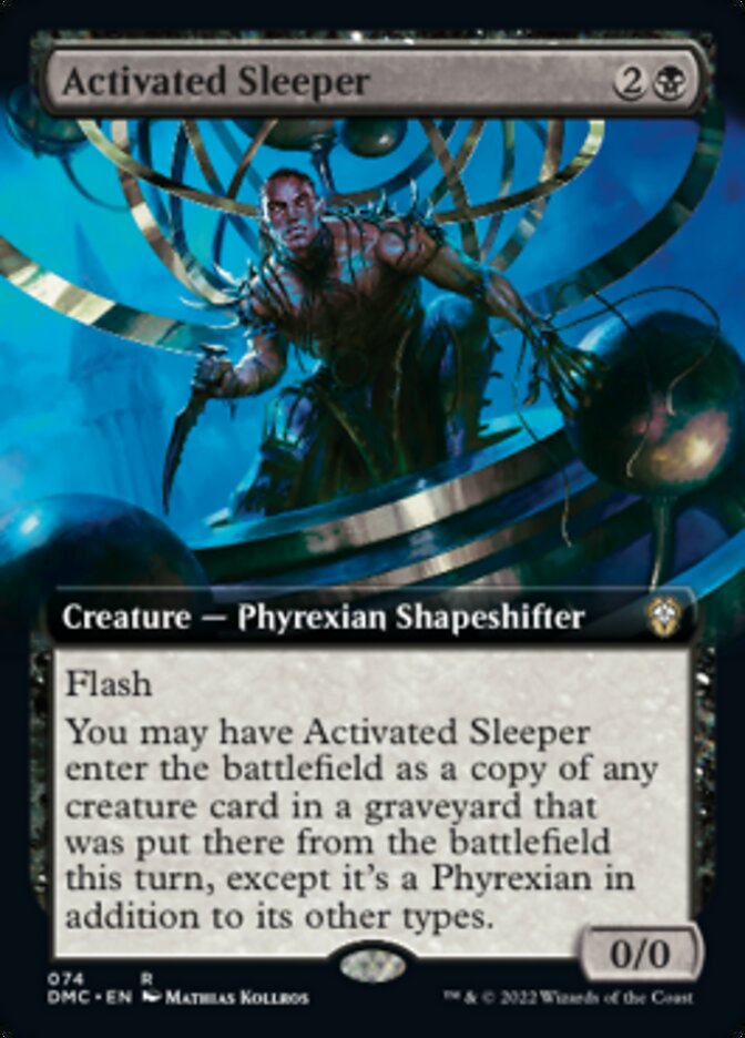 Activated Sleeper (Extended Art) [Dominaria United Commander] | Galaxy Games LLC