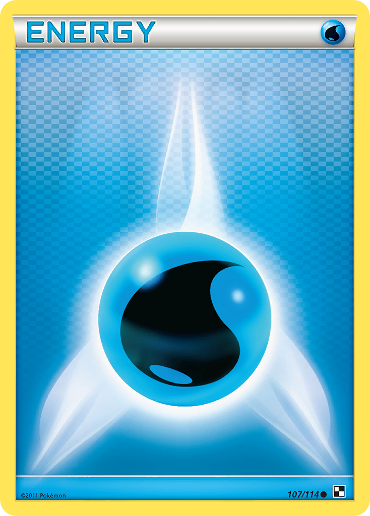 Water Energy (107/114) [Black & White: Base Set] | Galaxy Games LLC