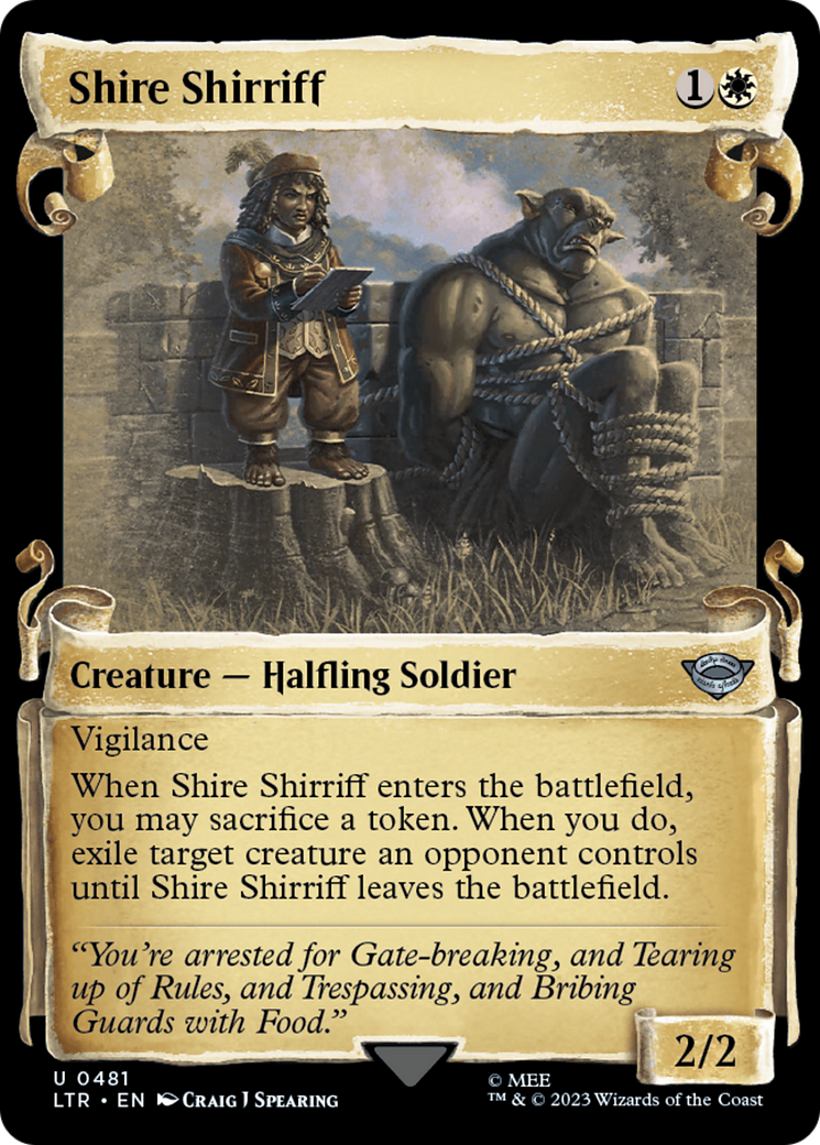 Shire Shirriff [The Lord of the Rings: Tales of Middle-Earth Showcase Scrolls] | Galaxy Games LLC