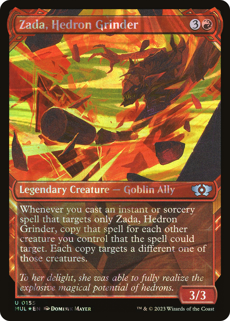 Zada, Hedron Grinder (Halo Foil) [Multiverse Legends] | Galaxy Games LLC