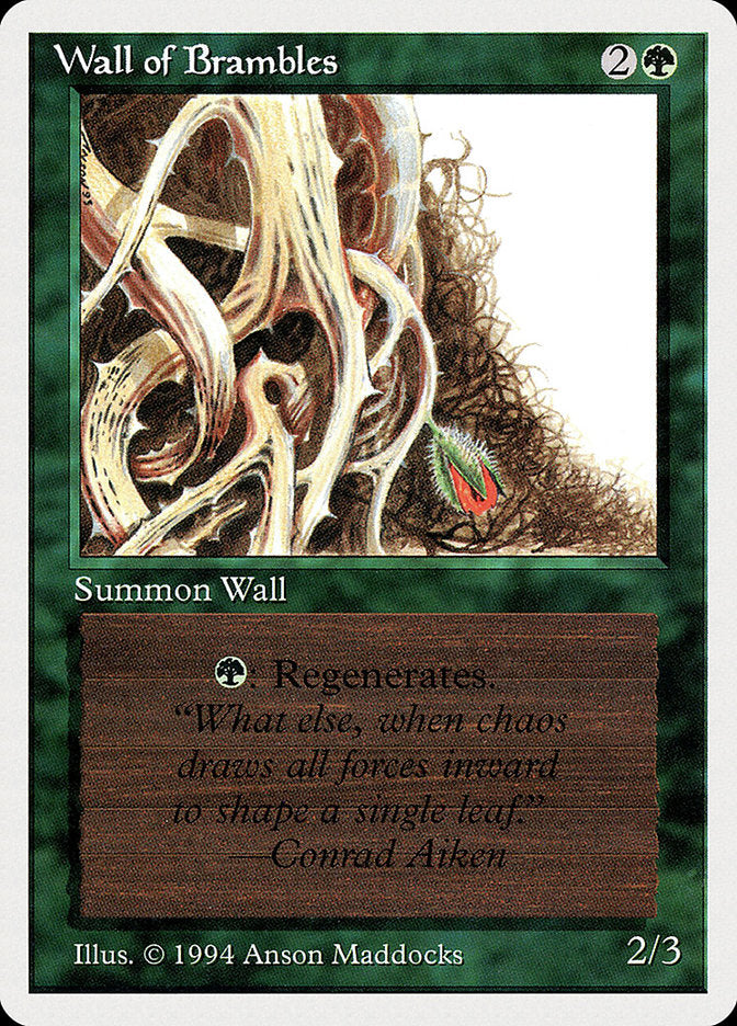 Wall of Brambles [Summer Magic / Edgar] | Galaxy Games LLC