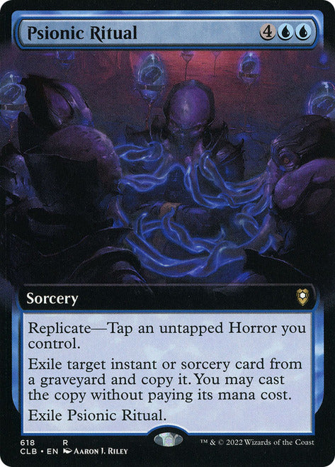 Psionic Ritual (Extended Art) [Commander Legends: Battle for Baldur's Gate] | Galaxy Games LLC