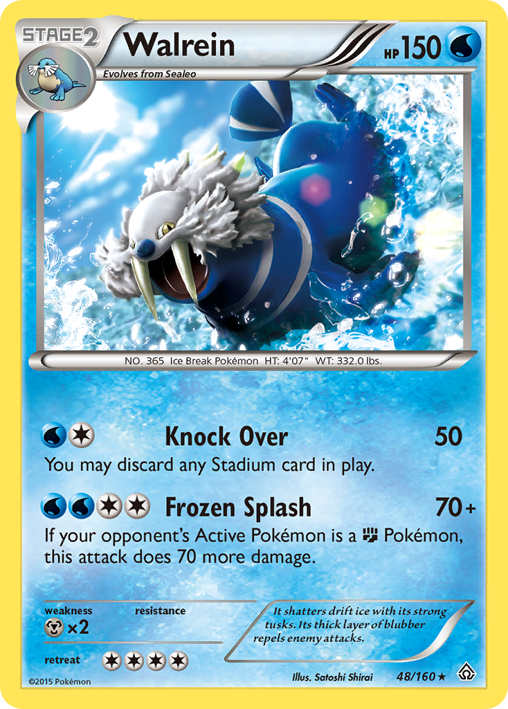 Walrein (48/160) [XY: Primal Clash] | Galaxy Games LLC