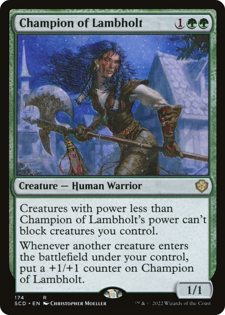 Champion of Lambholt [Starter Commander Decks] | Galaxy Games LLC