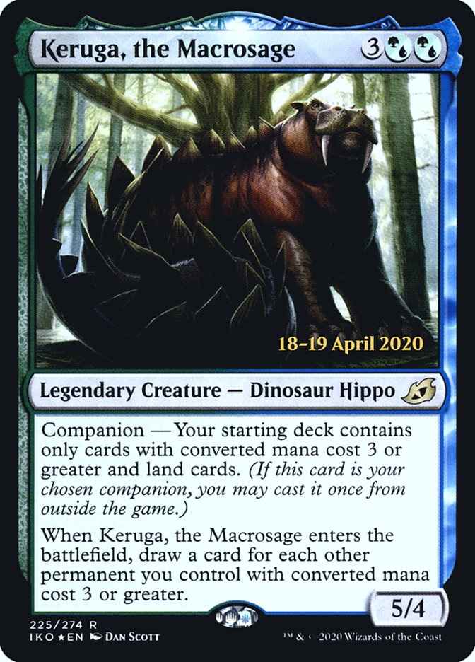 Keruga, the Macrosage [Ikoria: Lair of Behemoths Prerelease Promos] | Galaxy Games LLC