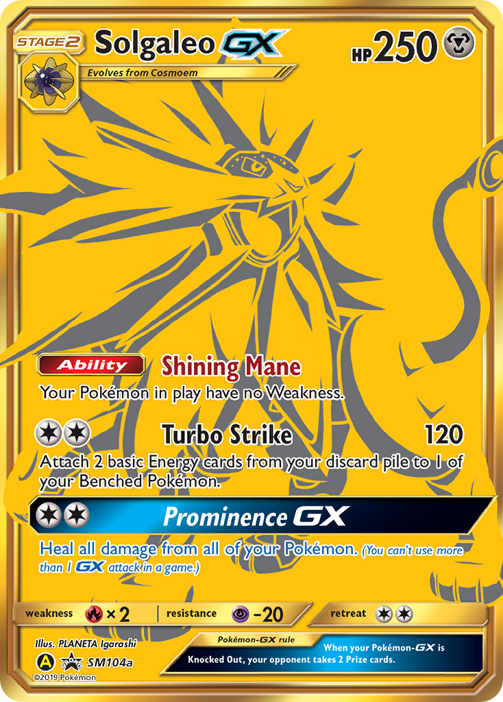 Solgaleo GX (SM104a) [Sun & Moon: Black Star Promos] | Galaxy Games LLC