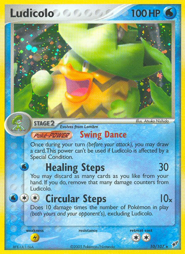 Ludicolo (10/107) [EX: Deoxys] | Galaxy Games LLC