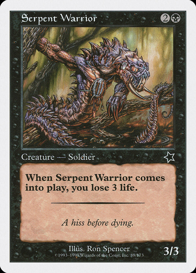 Serpent Warrior [Starter 1999] | Galaxy Games LLC