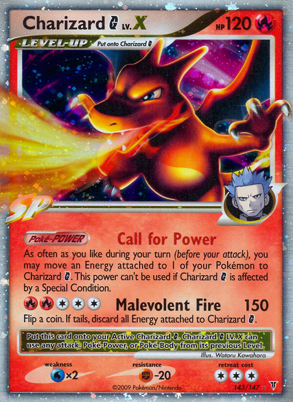 Charizard G LV.X (143/147) [Platinum: Supreme Victors] | Galaxy Games LLC