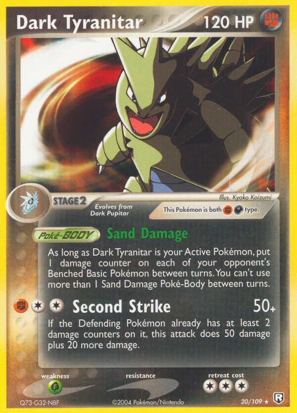 Dark Tyranitar (20/109) (Theme Deck Exclusive) [EX: Team Rocket Returns] | Galaxy Games LLC