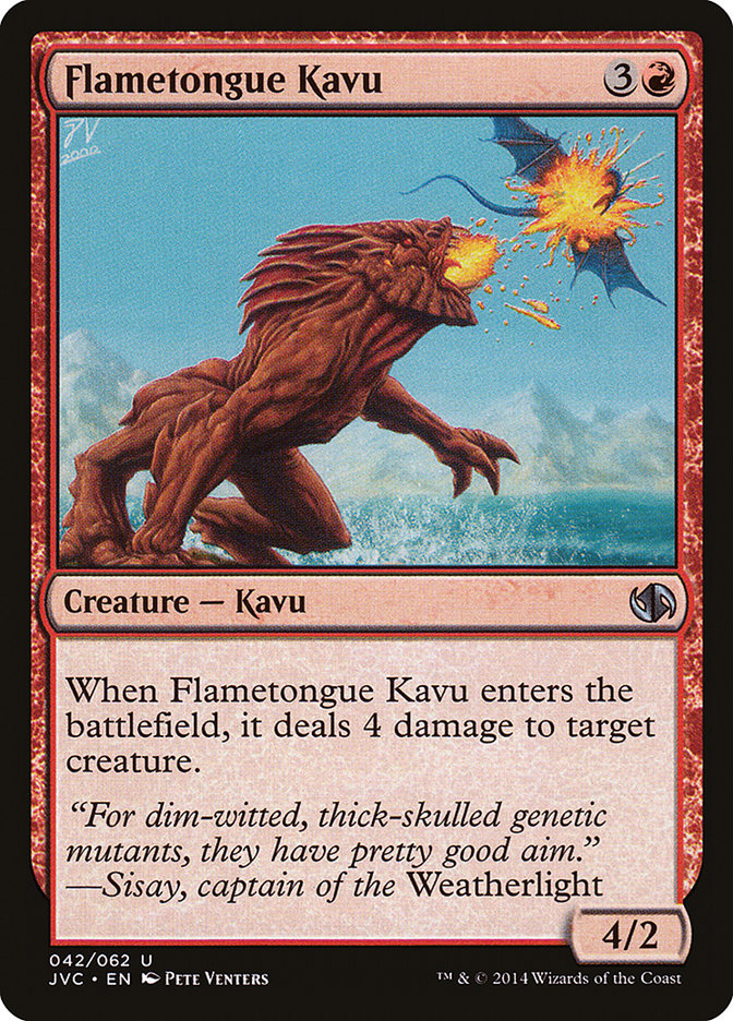 Flametongue Kavu [Duel Decks Anthology] | Galaxy Games LLC