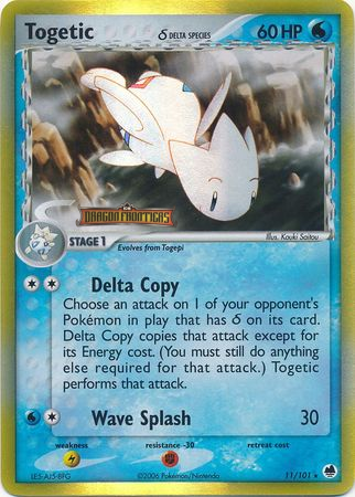 Togetic (11/101) (Delta Species) (Stamped) [EX: Dragon Frontiers] | Galaxy Games LLC