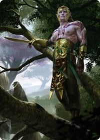 Tyvar Kell Art Card [Kaldheim Art Series] | Galaxy Games LLC