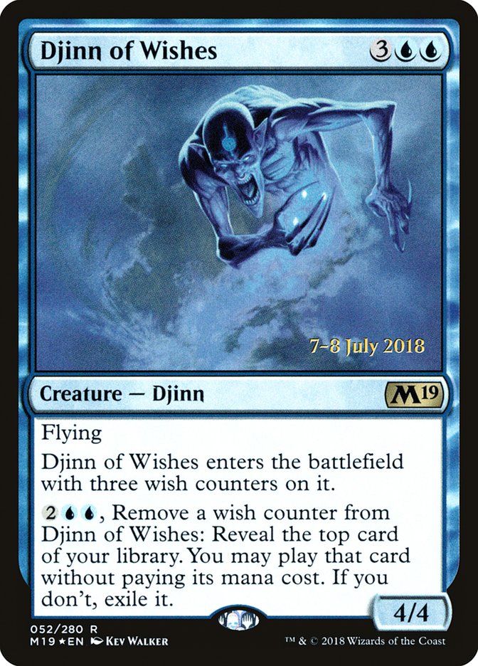 Djinn of Wishes [Core Set 2019 Prerelease Promos] | Galaxy Games LLC