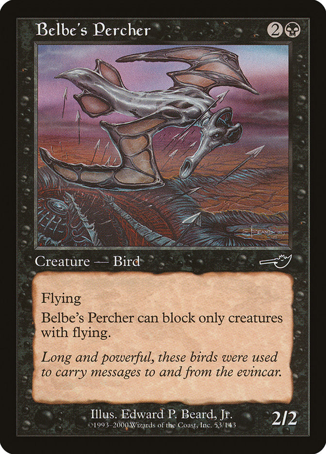 Belbe's Percher [Nemesis] | Galaxy Games LLC