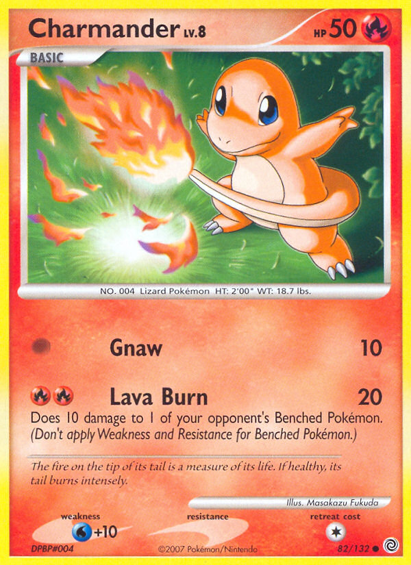 Charmander (82/132) [Diamond & Pearl: Secret Wonders] | Galaxy Games LLC