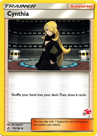 Cynthia (119/156) (Charizard Stamp #21) [Battle Academy 2020] | Galaxy Games LLC