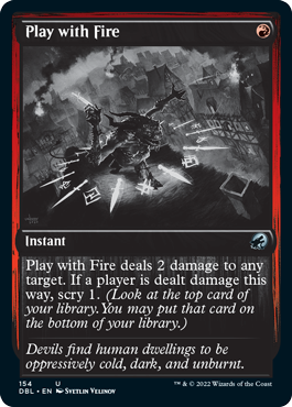 Play with Fire [Innistrad: Double Feature] | Galaxy Games LLC