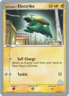 Team Aqua's Electrike (53/95) (Blaziken Tech - Chris Fulop) [World Championships 2004] | Galaxy Games LLC