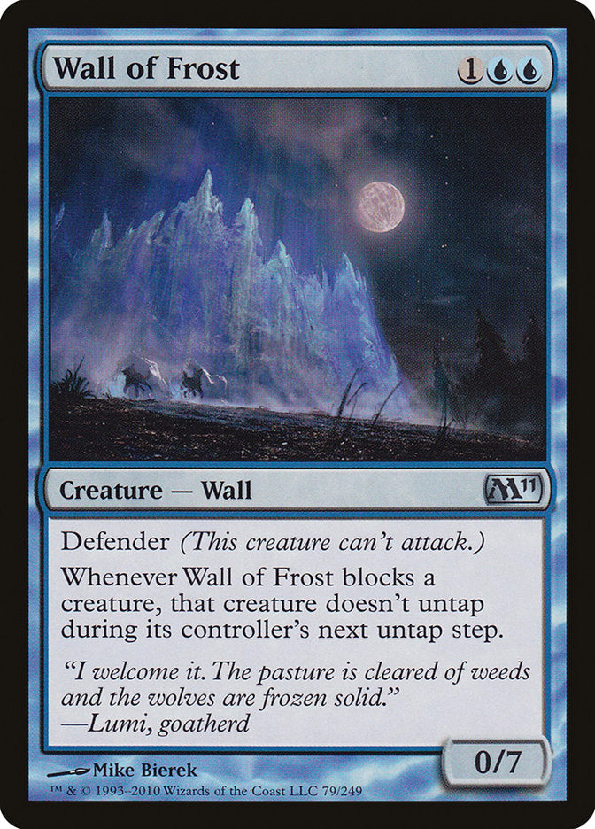 Wall of Frost [Magic 2011] | Galaxy Games LLC
