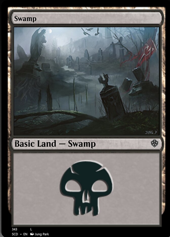 Swamp (343) [Starter Commander Decks] | Galaxy Games LLC