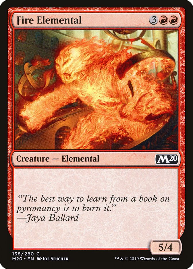 Fire Elemental [Core Set 2020] | Galaxy Games LLC