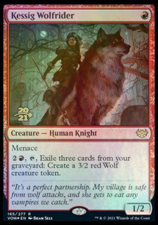 Kessig Wolfrider [Innistrad: Crimson Vow Prerelease Promos] | Galaxy Games LLC